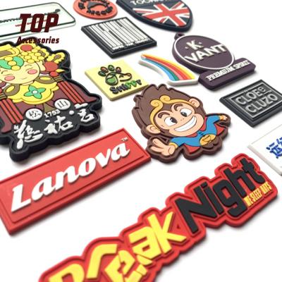 China Handmade Factory Price Customized 3D Rubber Patch PVC Patches For Clothing for sale