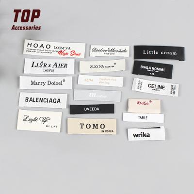 China Handmade High Quality Custom Woven Labels For Apparel Woven Apparel Labels for sale