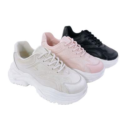 China Fashion trend high fashion women's casual shoes for ladies and girls plastic upper special unique sneakers for sale