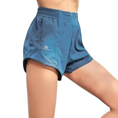 China Solid color QUICK DRY sexy anti-light beautiful buttocks shorts sports fitness running shorts for sale