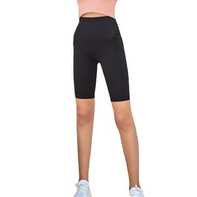 China QUICK DRY Women's Stretch Tight Hips High Waist Slimming Fitness Pants Running Outer Wear Yoga Shorts for sale
