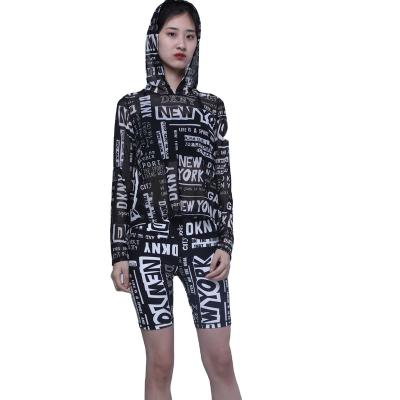 China Factory Direct Sale High Quality QUICK DRY Printed Fitness Yoga Sports Gaiters Upper Suit for sale