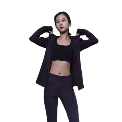 China New Arrival QUICK DRY Tracksuit Girl Fitness Clothing Gym Yoga Wear Women Breathable Jacket for sale