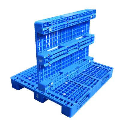 China 3 Single Faced Runners Plastic Pallets Heavy Duty Standard Sizes for sale