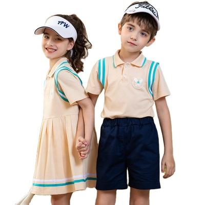 China Kids Suits School Uniforms Patterns School Uniforms 2023Uniforms Manufacturers Wholesale Two-Piece American American Cotton Sports Uniforms International Custom Girls Boys School Uniform for sale