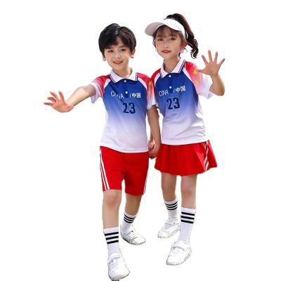 China Kids Suits Breathable School Uniform The Latest Design School Uniforms Manufacturer Children School Uniforms Models Summer School Uniform for sale