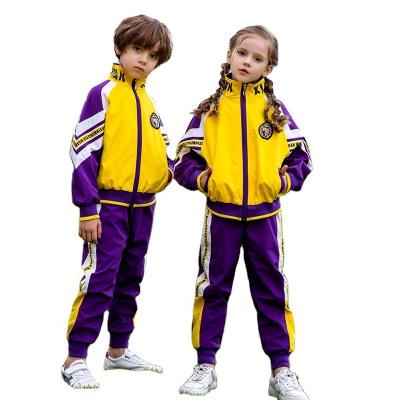 China Kids Suits Girls Boys Girls Sports Suits Autumn Winter Summer School Uniform OEM School Uniforms Patterns School Uniforms Tops For Primary School Uniforms for sale