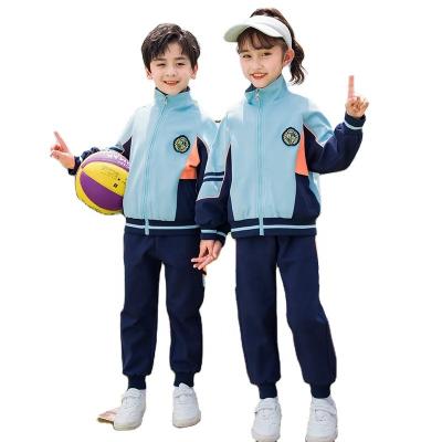 China Children suits school uniforms new school uniforms models spring and autumn school uniforms for elementary and middle school students, children's sportswear, spot wholesale for sale