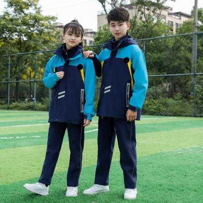 China Kids Suits School Uniforms Patterns School Uniforms 2023 Custom Design Autumn Winter Outdoor Exercise Suit Pizex Thermal Climbing School Uniform for sale