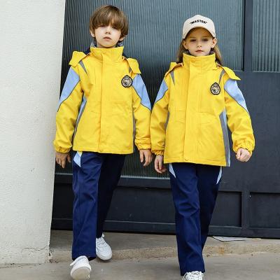 China Children Suits School Uniforms Patterns Student Outdoor Sports Updraft Jacket School Uniform (Made in China) Customized Promotional Primary and Secondary for sale