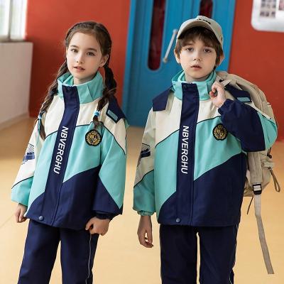 China Children suits thermal rising school uniform primary and secondary sports student jacket premium style school uniforms new school uniforms for sale for sale