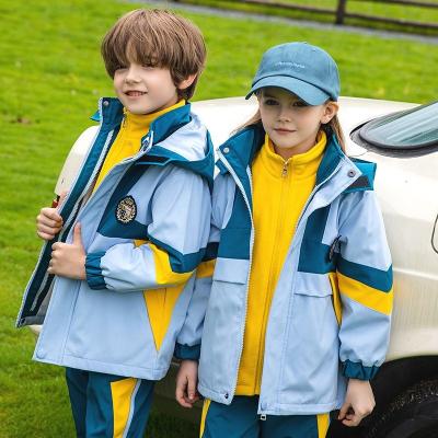 China Children suits school uniforms school uniform models 2023 warm mountaineering clothes new waterproof windproof breathable school uniforms for sale for sale