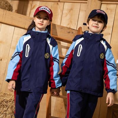 China Children suits school uniforms 2023 models school uniforms outdoor school uniform type custom new pizex student mountaineering clothes primary secondary windproof logo for sale