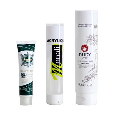 China Cosmetic Wholesale Custom Good Prices Empty Plastic Packaging Tube 50ml 100ml 200ml for sale