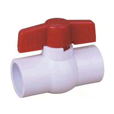 China Factory Price General Hot Sale One Piece 1/2 Inch 2way 3way Plastic Ball Valve For Industry for sale