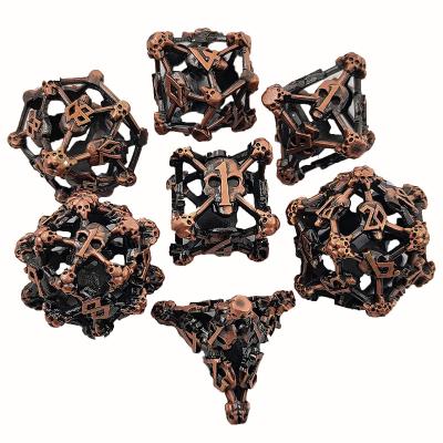 China DND game maker direct selling metal hollowed die set, applicable to DND dragon and dungeon pathfinder shadow run D&D metal dies for sale