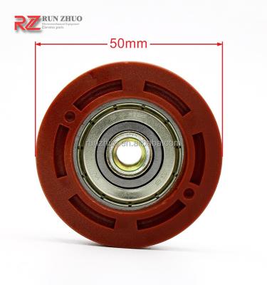 China Suit for Elevator Kone Door Roller AMD Door Lock Roller Wheel KM89628G02 Kone Elevator Hanging Wheel 50*14*6201 for sale