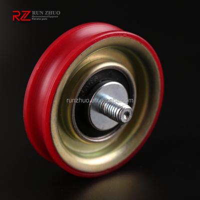 China Suit for elevator elevator parts hanging door roller V30 nylon elevator door hanger roller 57602956 74*18*6203 for sale