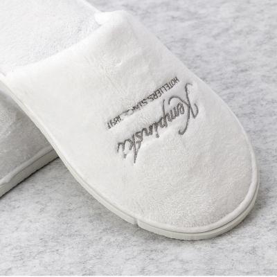 China High Quality Washable Open Toe Indoor Slipper For Five Star Hotels for sale