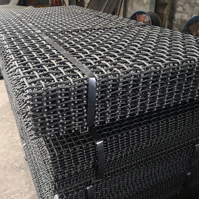 China High Durability Low Price 65 Manganese Steel Mine Sand And Gravel Crusher Vibrating Screen Mesh for sale