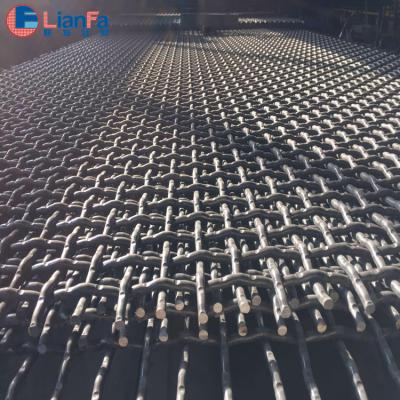 China High Durability Vibrating Screen Mesh China Factory Crimped Cheap Mining Wire Mesh Grid Mesh for sale