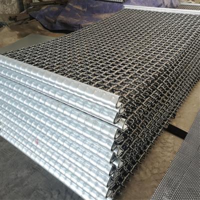 China High Durability High Quality Quarry Rock Steel Woven Steel Screen Mesh For Crusher for sale