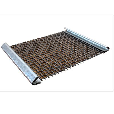 China High Competitive Price 5 Durability Mesh Lock Crimp Wire Mesh Sieve Vibrating Screen Mesh For Mining for sale