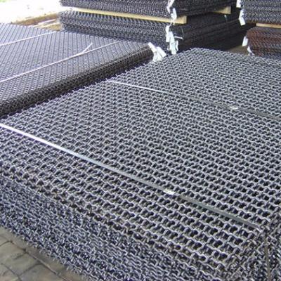 China High Quality High Durability 65Mn Pre Crimped Mesh Wire Stone Quarry Screen Mesh for sale