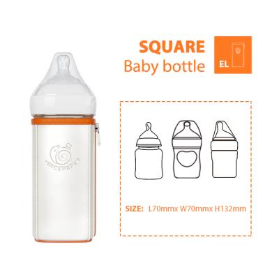 China White Orange Portable Type C Coffee Tea Heater Thermostat Baby Feeding Milk Bottle BPA Travel Insulation Thermostat Food Warmer for sale