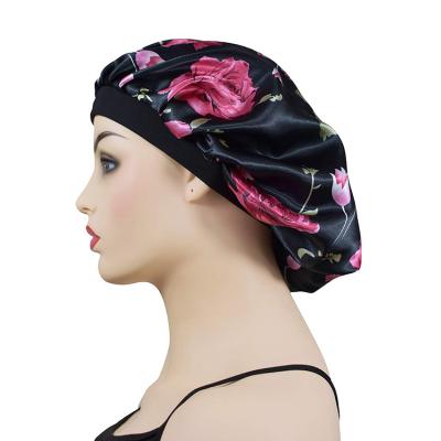 China Sunscreen Fast Delivery Best Satin Sleep Cap Extra Large Adjustable Hair Cap For Sleeping for sale