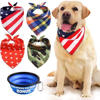 China Viable Cat Dog Bandanas Pet Bandana Pet Triangle Bibs Scarf For Small Medium Household Cat Dog Pet Dog Collar Bandana for sale