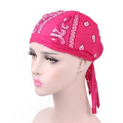 China Quick-drying/warm /Wicking elastic bandanna Biker skull hat Bandana breathable outdoor hats for sale