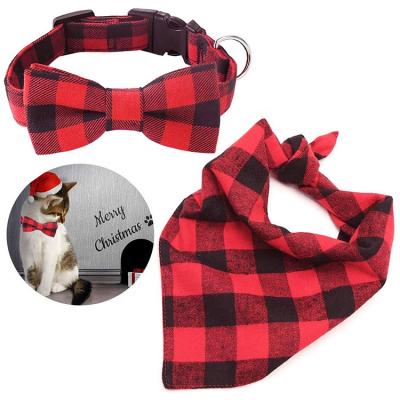 China Wholesale Customized Viable Cotton Printing Logo Pet Scarf Dog Bandana Collar for sale