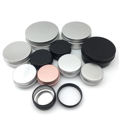 China 2Oz 10Oz 14OZ 170G 200Ml Round Cosmetic Candle Containers Metal Cans Aluminum Box With Lids for sale