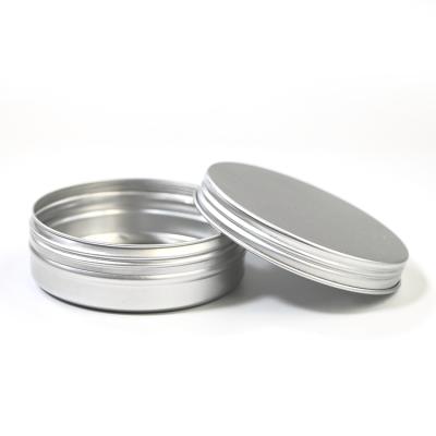 China New Recycled Materials Tender Round Waterproof Packaging Aluminum Metal Can Jar 100Ml for sale