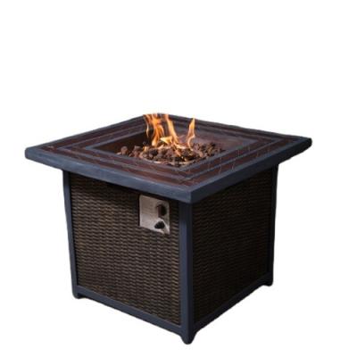 China Firedamp Stored Fire Burner For Outdoor Garden GRC Fire Pit With ETL Certificates for sale