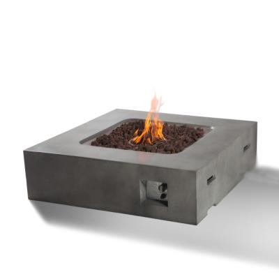 China Fire Pit Table Firedamp Burner Christmas Square Concrete Propane Fire for sale