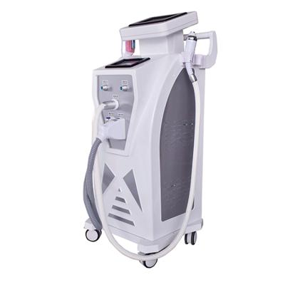 China Multifunctional Anti-Puffiness Double-screen Double-screen IPL Hair Removal Machine With Wheels for sale