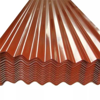 China Building or structural steel barn box metal roofing sheets brown metal roof panels for sale