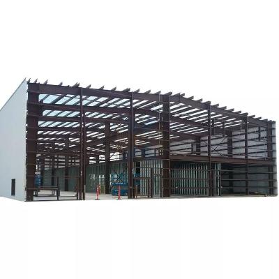 China Steel Workshop Prefabricated Steel Warehouse Steel Construction Building Metal Frame Structure for sale