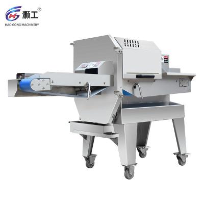 China Hotels 304 Stainless Steel Meat Cutter Cortador de carne Industrial Food Machinery Raw Meat Slicer for sale