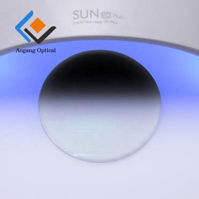 China Photochromic 1.56 finished hmc photochromic monocle ophthalmic optical transition lens for sale