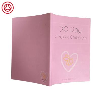 China Customized Sewing Binding Diary New Children Education China Soft Cover Diary With Pink Cover Color Diary for sale