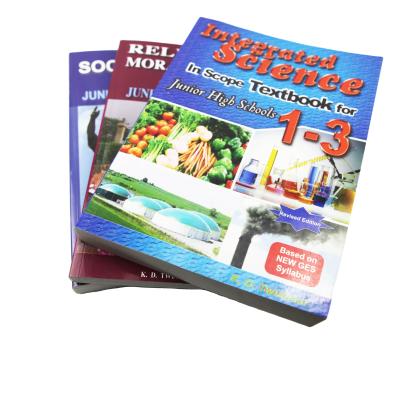 China paper & Cheap Paperboard Custom Soft Cover Book Colorful Coated Paper Perfect Binding Printing For Students for sale