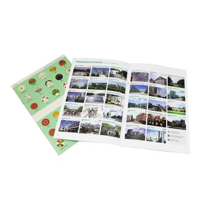 China paper & Wholesale Cheap Printing Service Of Art Paper School Intruduction Cardboard Saddle Stitch Catalog for sale