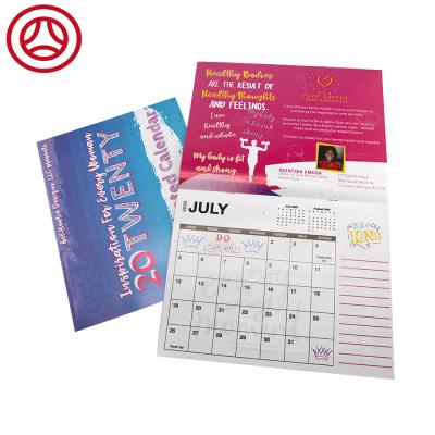 China Adversting and low price good quality hot sale wall calendar printing service with excellent quality for sale