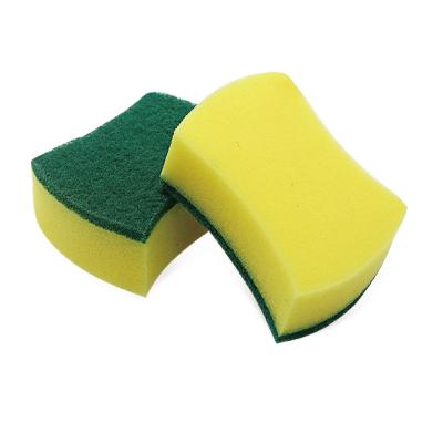 China Durable High Quality Thicken Magic Sponge Dish Cleaning Cloth Scrubbing Pads For Kitchen Household Cleaning for sale