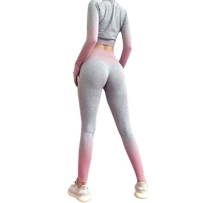 China Suitable& Breathable Breathable Women's Long Sleeves Yoga Top Fitness for sale