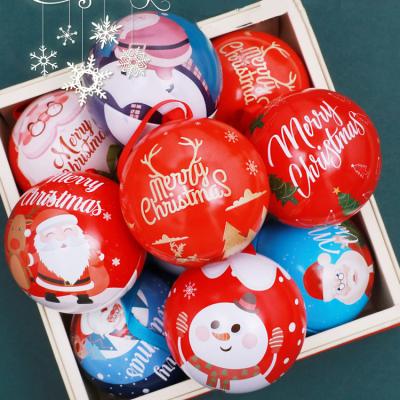 China TOPSTHINK Custom Christmas Deoration Candy Gift Box Holiday Party Cute Cute Red Christmas Tree Decoration Ball for sale