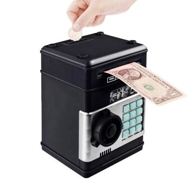 China Electronic Stole Coin TOPSTHINK Piggy Bank ATM Password Cash Coins Deposit Safe Automatic Banknote ATM Bank Box Piggy Bank for sale